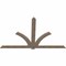 Ekena Millwork Redmond Smooth Timber Gable Bracket, Douglas Fir, 96"W x 60"H x 1 1/2"D x 5 1/2"F, 15/12 Pitch GBW096X60X0206RED00SDF - alternate 5